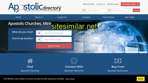 apostolicdirectory.com alternative sites