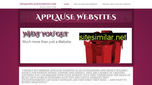 applausewebsites.com alternative sites