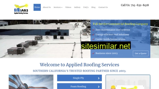 appliedroofingservices.com alternative sites