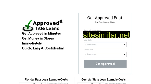 approvedtitleloans.com alternative sites