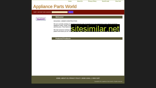 Appliancepartsworld similar sites