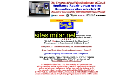 appliancerepairvirtualhotline.com alternative sites