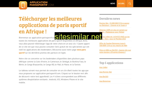 application-parissportif.com alternative sites