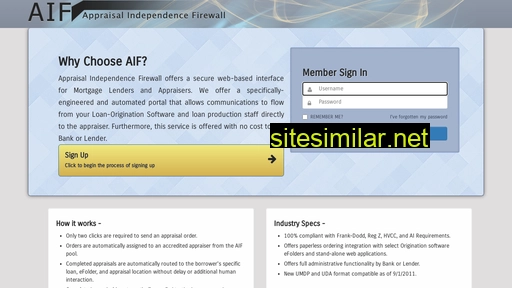 Appraisalindependencefirewall similar sites