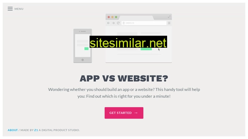 Appvswebsite similar sites