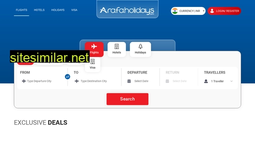 arafaholidays.com alternative sites