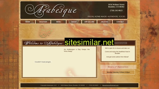 arabesqueboulder.com alternative sites