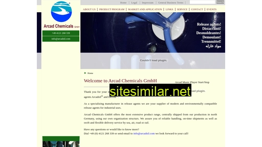 arcad-chemicals.com alternative sites