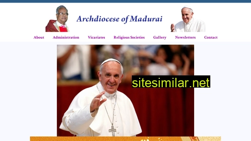 Archdioceseofmadurai similar sites