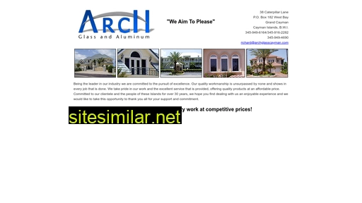 archglasscayman.com alternative sites