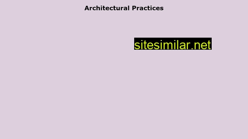 architecturalpractices.com alternative sites