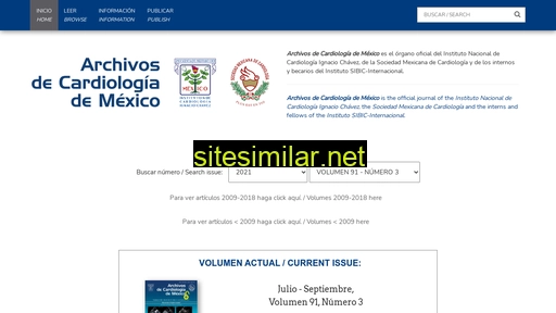 Archivoscardiologia similar sites
