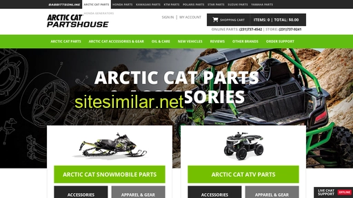 arcticcatpartshouse.com alternative sites