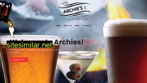 Archiesrestaurant similar sites