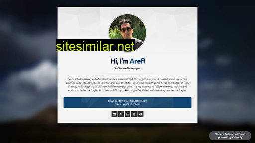 arefmirhosseini.com alternative sites
