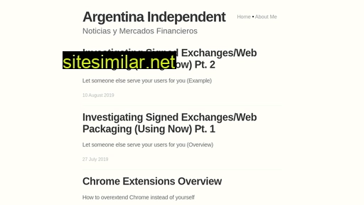 argentinaindependent.com alternative sites