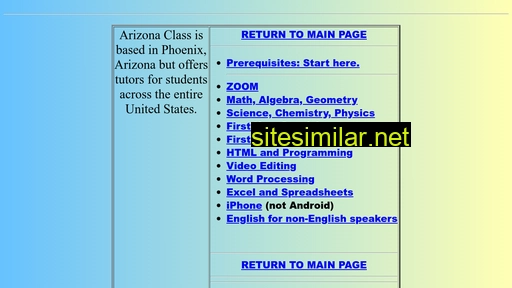 Arizonaclass similar sites
