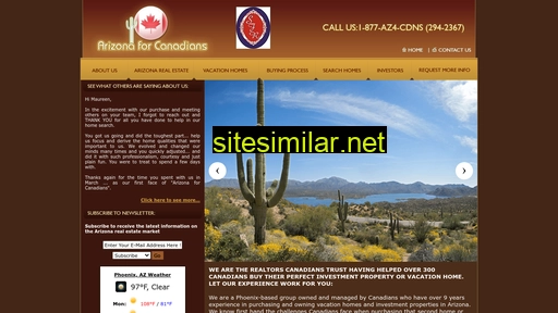 Arizonaforcanadians similar sites