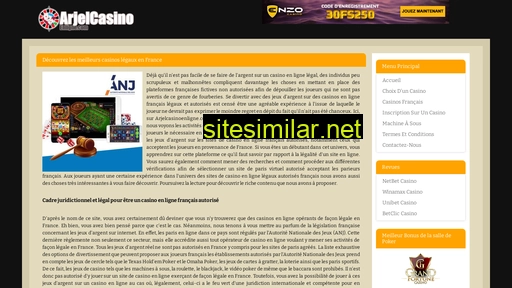 arjelcasinoenligne.com alternative sites