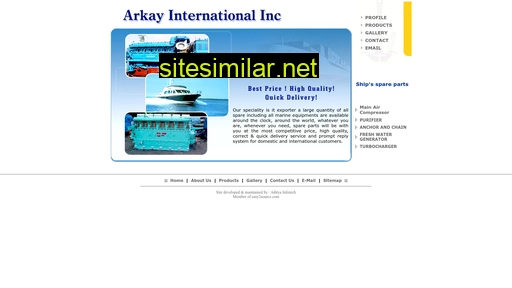 Arkayinternationalinc similar sites
