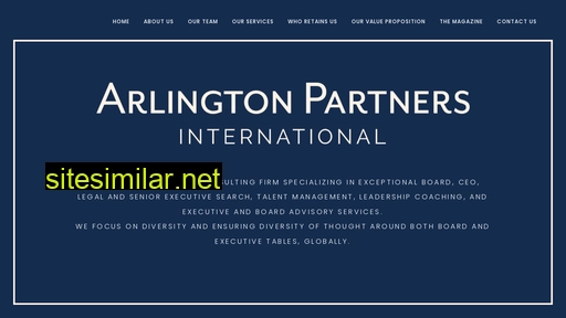Arlingtonpartnersinternational similar sites