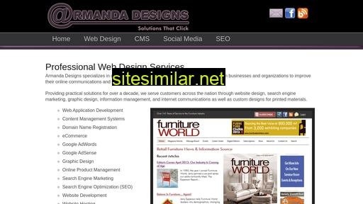 armanda.com alternative sites