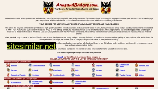 armsandbadges.com alternative sites