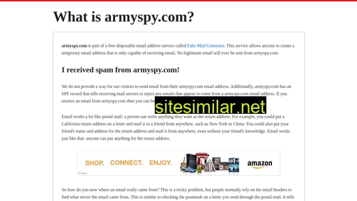 Armyspy similar sites
