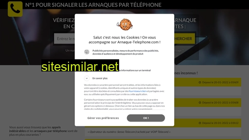 arnaque-telephone.com alternative sites