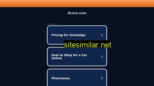 arnox.com alternative sites
