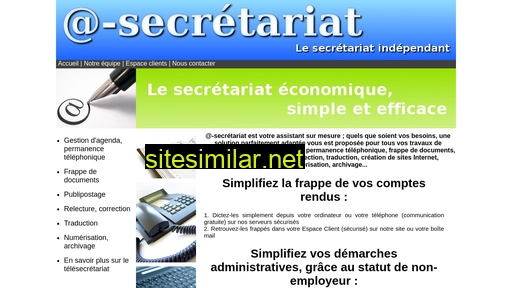 arobase-secretariat.com alternative sites