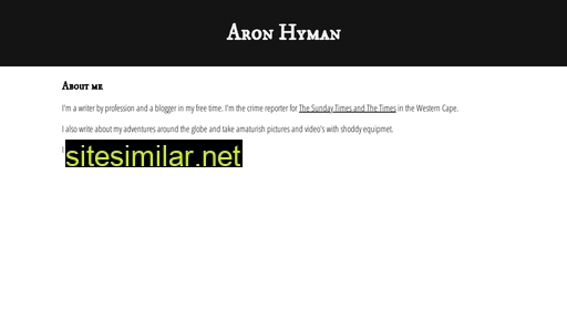 aronhyman.com alternative sites