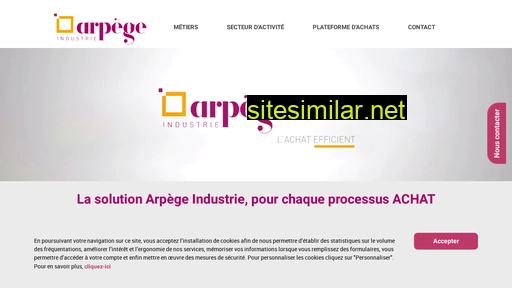 arpege-industrie.com alternative sites