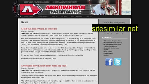Arrowheadhockey similar sites