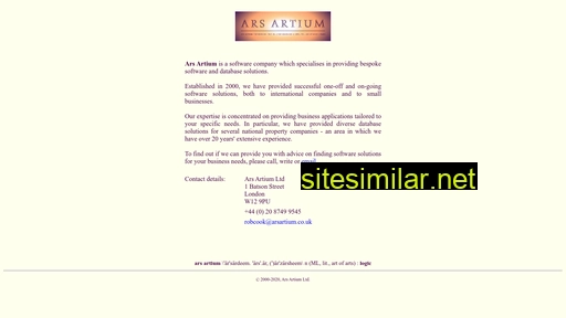 arsartium.com alternative sites