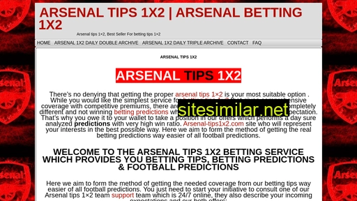 Arsenal-1x2 similar sites