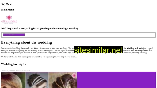 articlewedding.com alternative sites