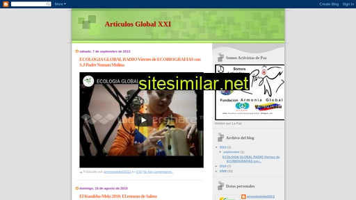 Articulosglobal2013 similar sites
