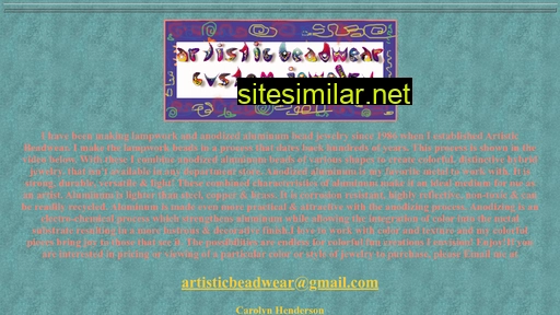 artisticbeadwear.com alternative sites