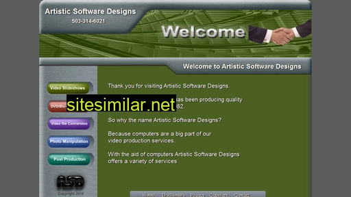 Artisticsoftwaredesigns similar sites