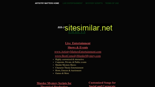 artistrymattersca.com alternative sites