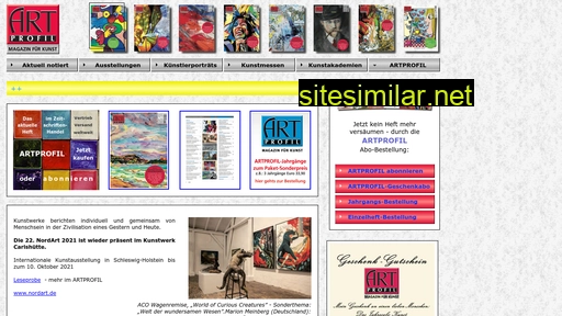 Artprofil-kunstmagazin similar sites