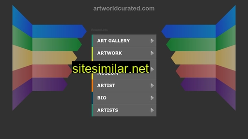 Artworldcurated similar sites