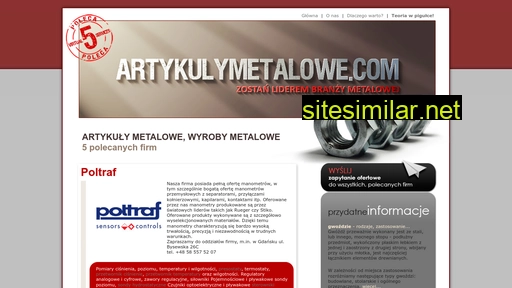 artykulymetalowe.com alternative sites