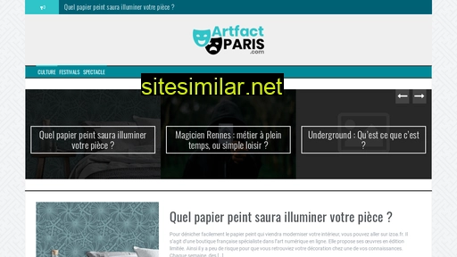 Artfact-paris similar sites