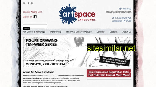 artspacelansdowne.com alternative sites