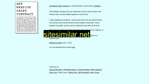 artwebsitesalescontract.com alternative sites