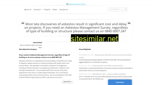 asbestosservicesgroup.com alternative sites