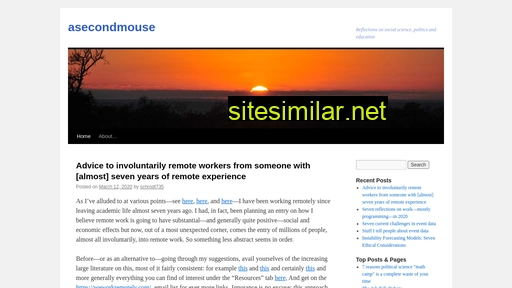 asecondmouse.wordpress.com alternative sites
