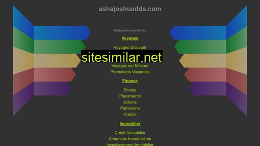 ashajoshuadds.com alternative sites